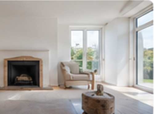AI-generated illustrative living spaces interior, not an All Things Property project